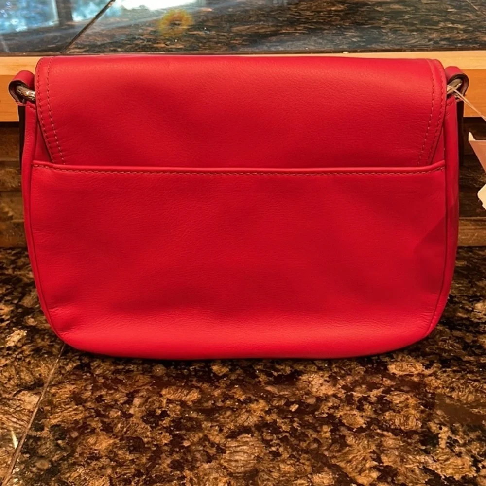 Coach F31844 Taylor leather Mini Flap Crossbody, Berry